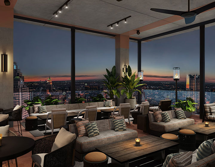 kimpton santo rooftop bar